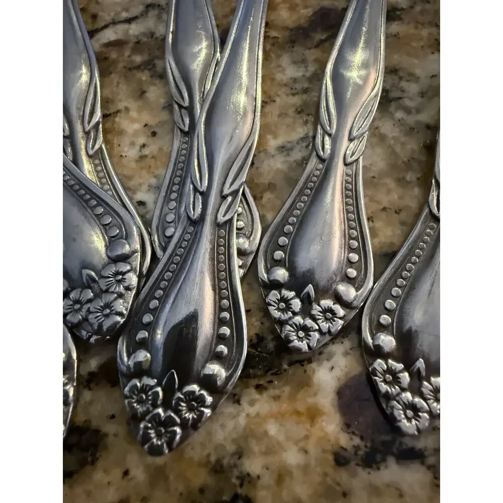 Lifetime Stainless Japan Pierrepont Flatware Mcm Set 42 Pc Service for 6 VTG